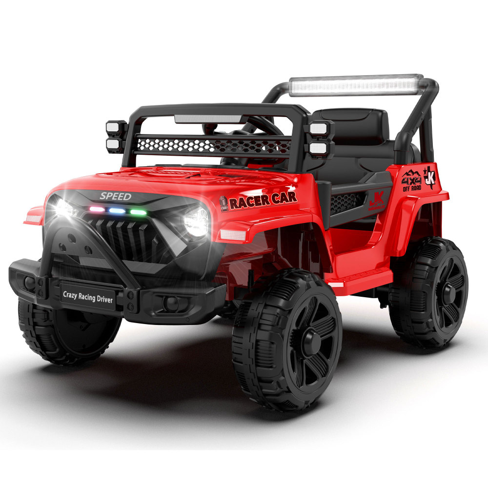 Kids Education Yes - 12V Kinder-Elektro-Truck mit Elternsteuerung, 2WD, Allradfederung,