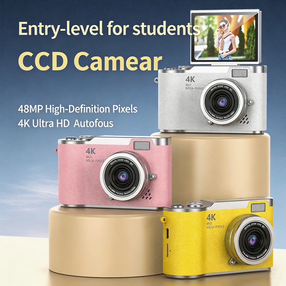 Tragbare 4K CCD Digitalkamera  – Kids Education News Bewertung und Preis