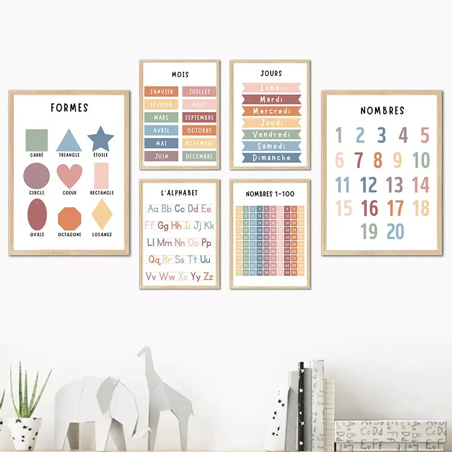 Englisch Französisch Zahlen Al – Kids Education Alphabet Numbers Bewertung und Preis