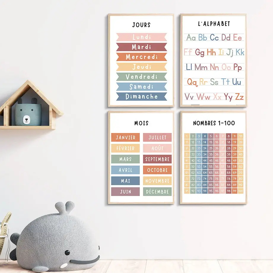 Englisch Französisch Zahlen Al – Kids Education Alphabet Numbers Bewertung und Preis