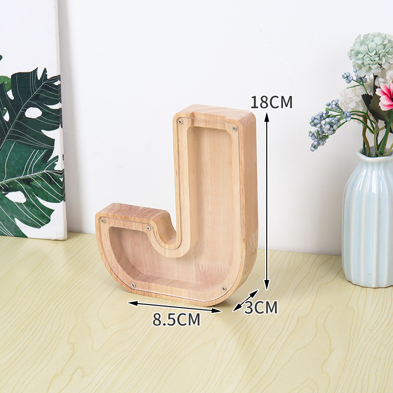 Holz-Alphabet-Spardose für Kin – Kids Education Savings Bewertung und Preis