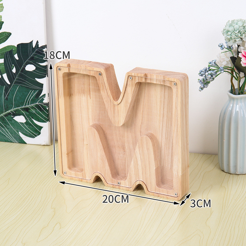 Holz-Alphabet-Spardose für Kin – Kids Education Savings Bewertung und Preis