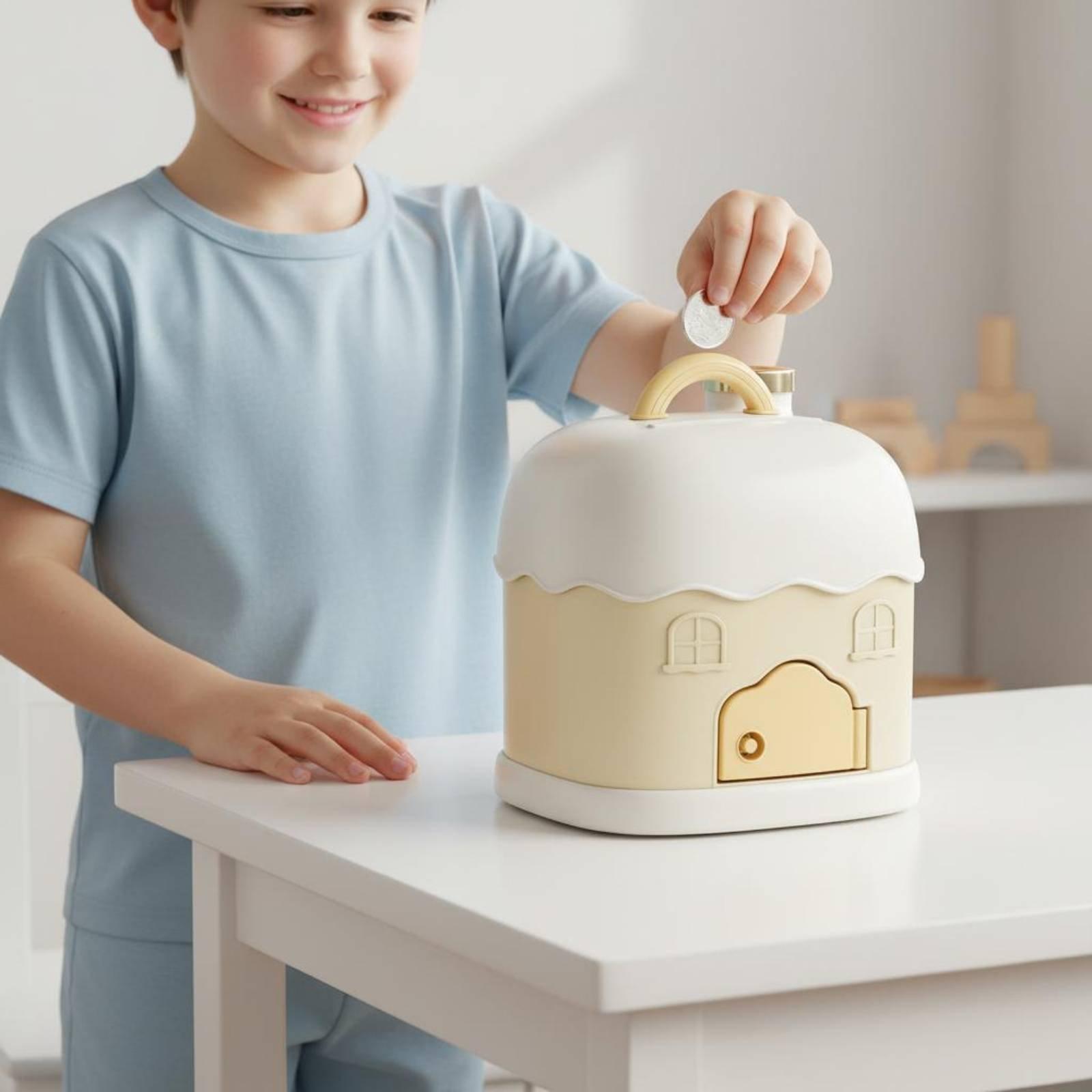 Kinder-Spardose mit Schloss, n – Kids Education Savings Bewertung und Preis