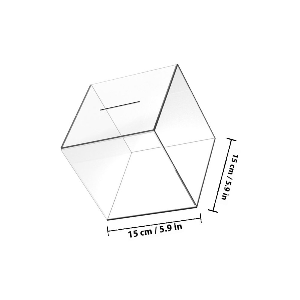 Transparente Acryl-Würfel-Spar – Kids Education Savings Bewertung und Preis